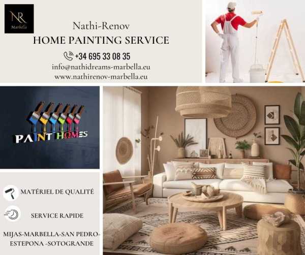 Peintures extérieures & intérieures